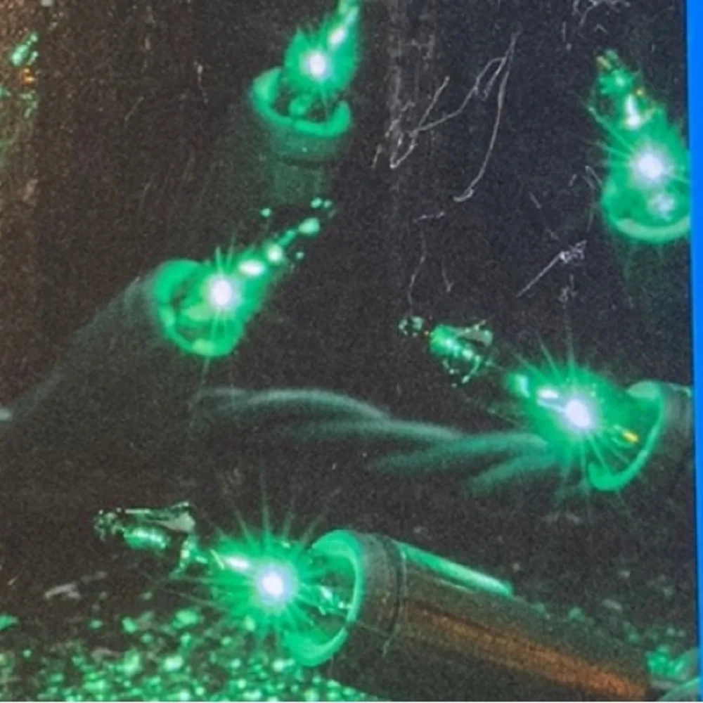 GE String-A-Long Green Miniature Lights